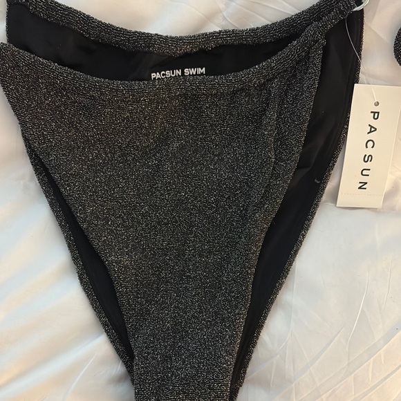 Pacsun Shimmer Bikini Bottom - Picture 3 of 7